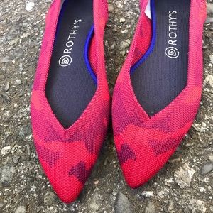 Red Camo The Point Rothy’s shoes